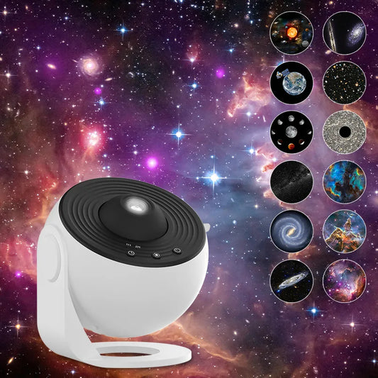 Galaxy Projector - Transform Your Bedroom with Starry Sky. Perfect for Kids, Valentines Day, and Weddings