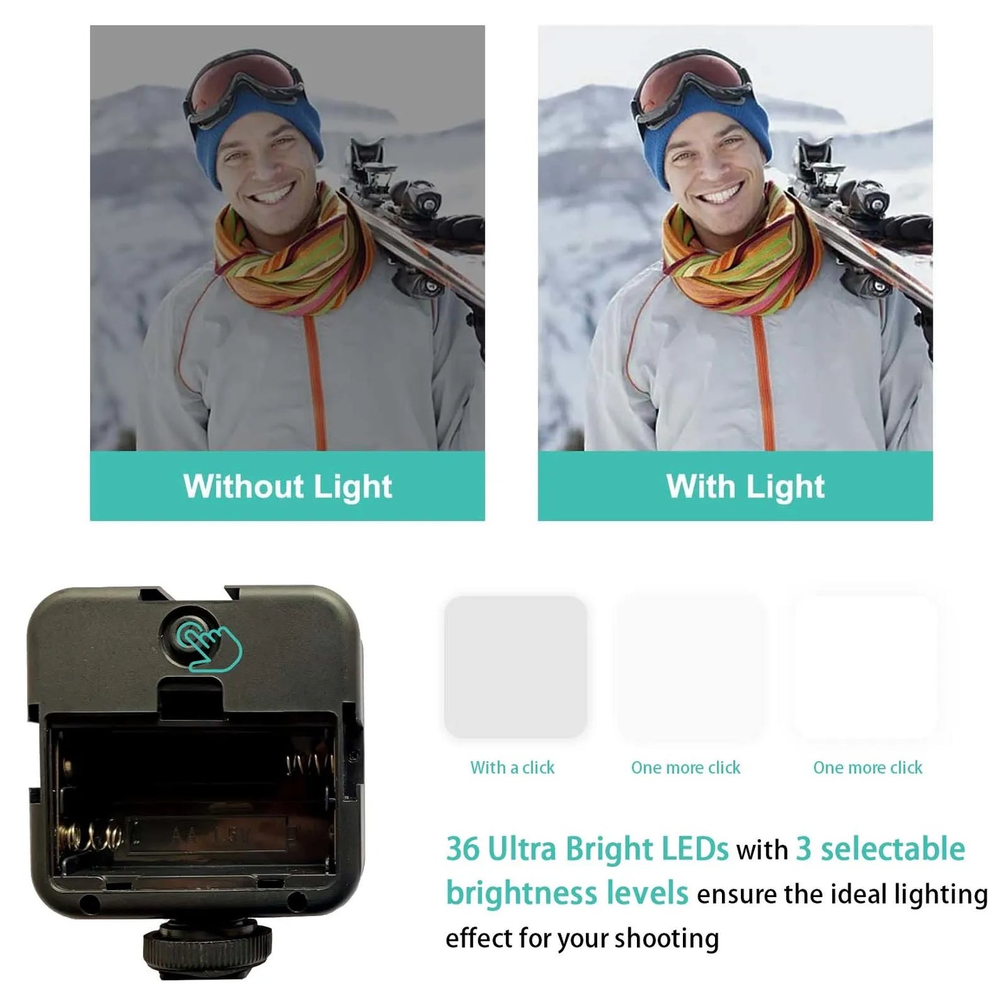 Phone Holder 5 in 1 Vlogging Kit with Lighting Smartphone video kit Microphone LED Salfi Tripod