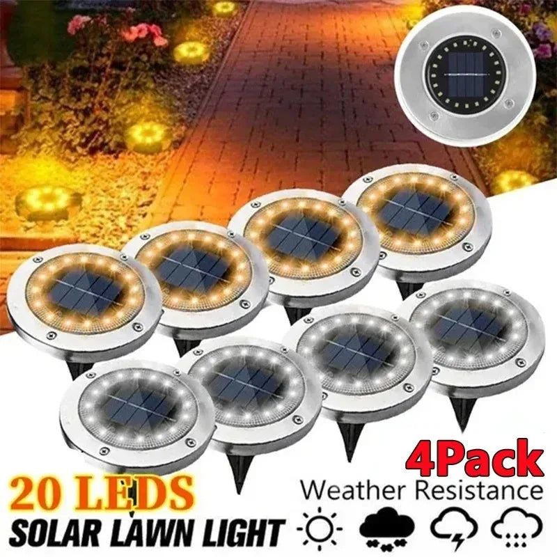 Solar ground garden light