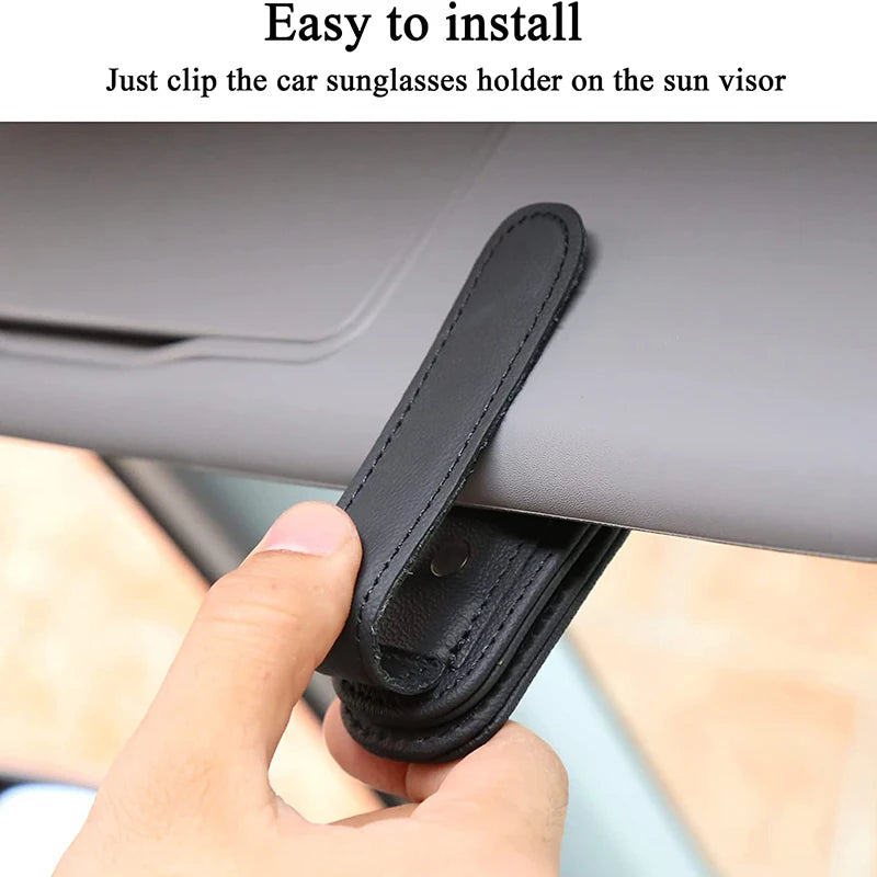 Glasses holder inside the car